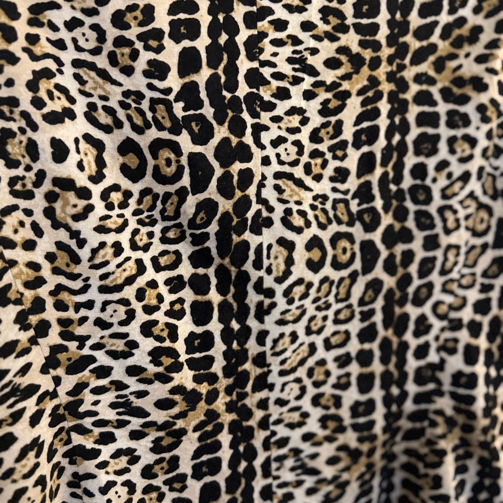Zara Leopard Print Blazer Medium Animal Print Tailored Jacket - Picture 9 of 10